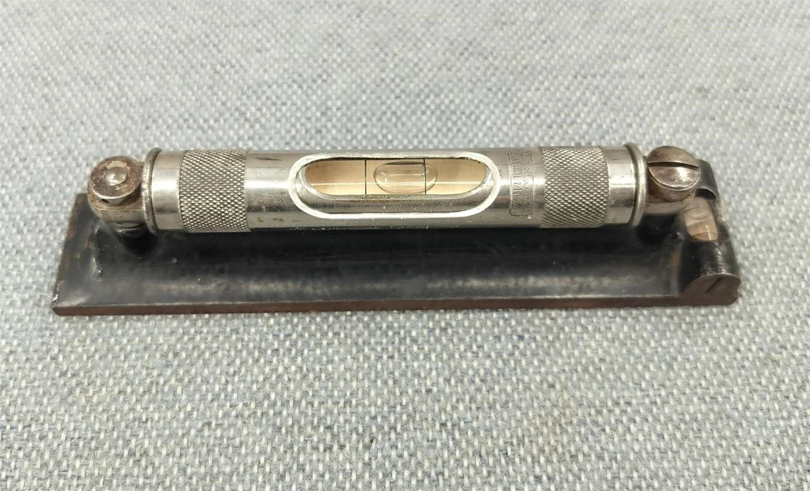 Vintage L.S. Srarrett 6” Precision Machinist Level Made In USA **WOW !!