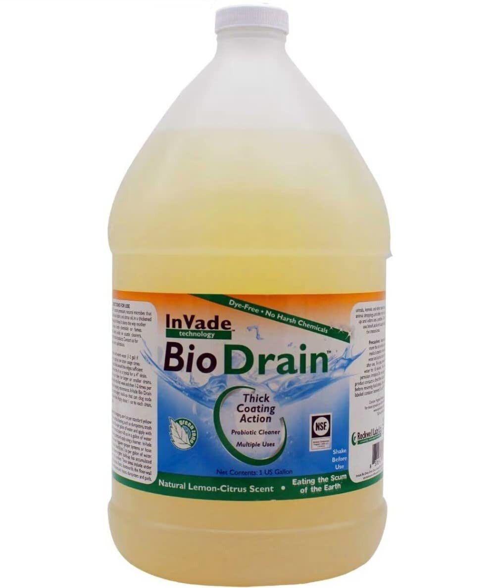 1 Gal InVade Bio Drain Gel Control Drain & Fruit Flies Odors "Sugar Snake"