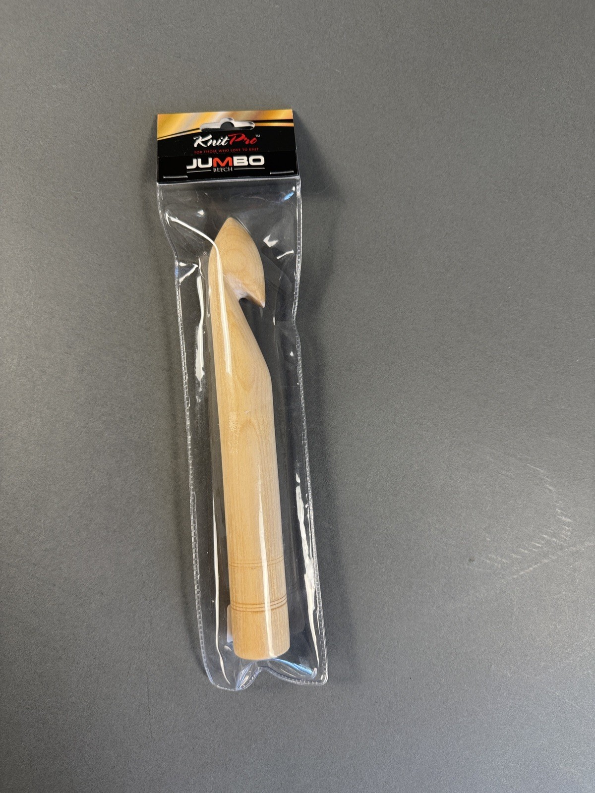 KnitPro Beech Crochet Hook 30mm Beech WD Single Wooden