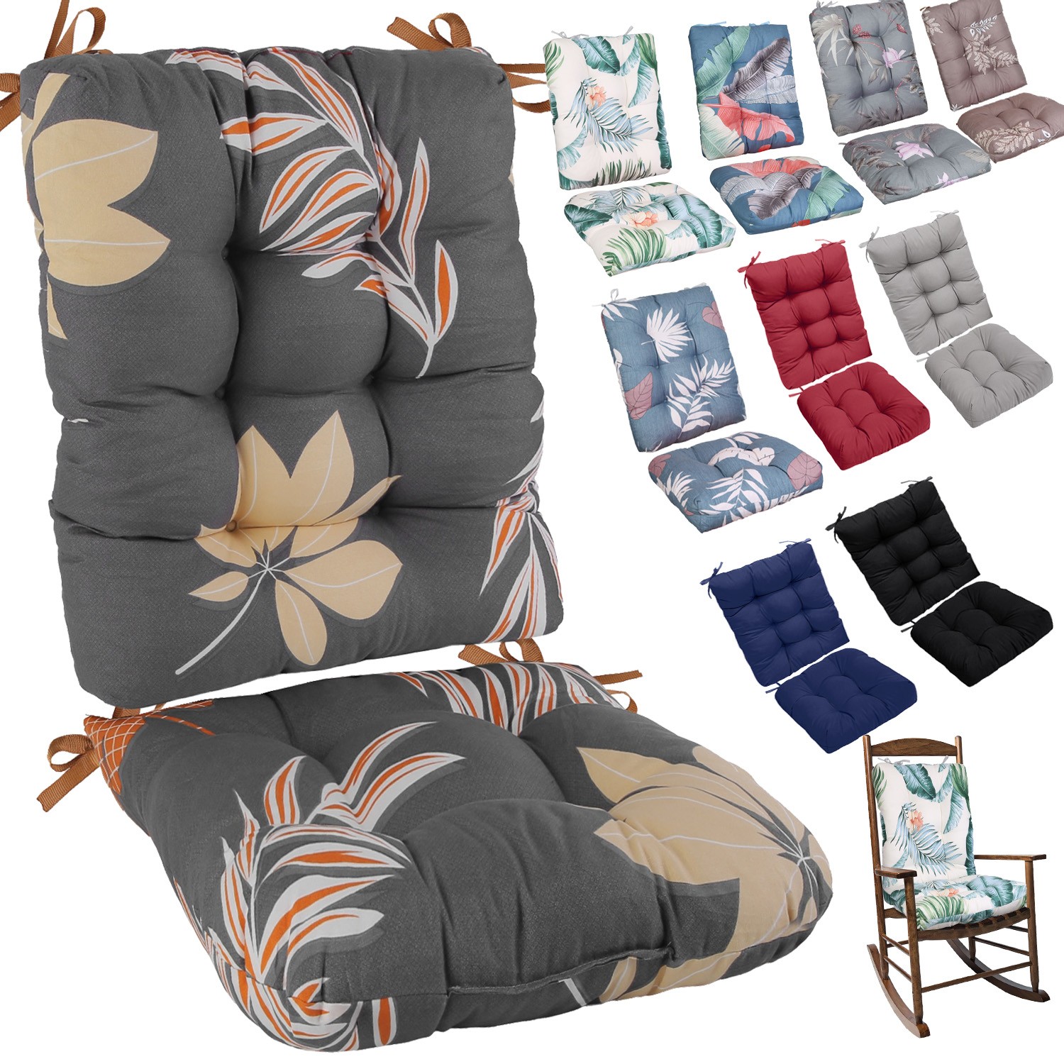 Outdoor Patio Chair Cushions for Dining Chairs Seat Cushion Office Chair Pads