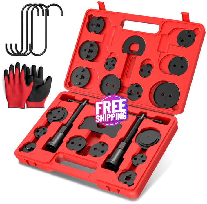 Extractor De Rotor Y Tambor De Freno, Herramienta Para Cubo De Rueda 28 PCS USA