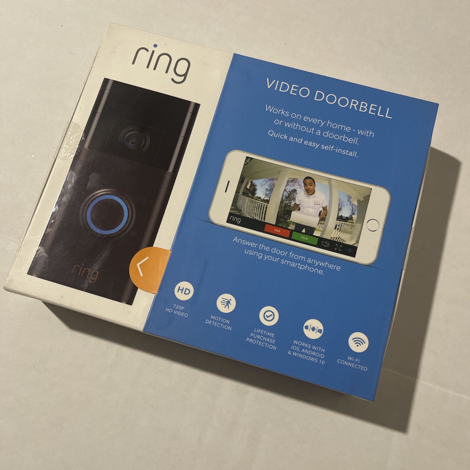 Ring Video Doorbell (1st Gen) Bronze                          ***NEW***