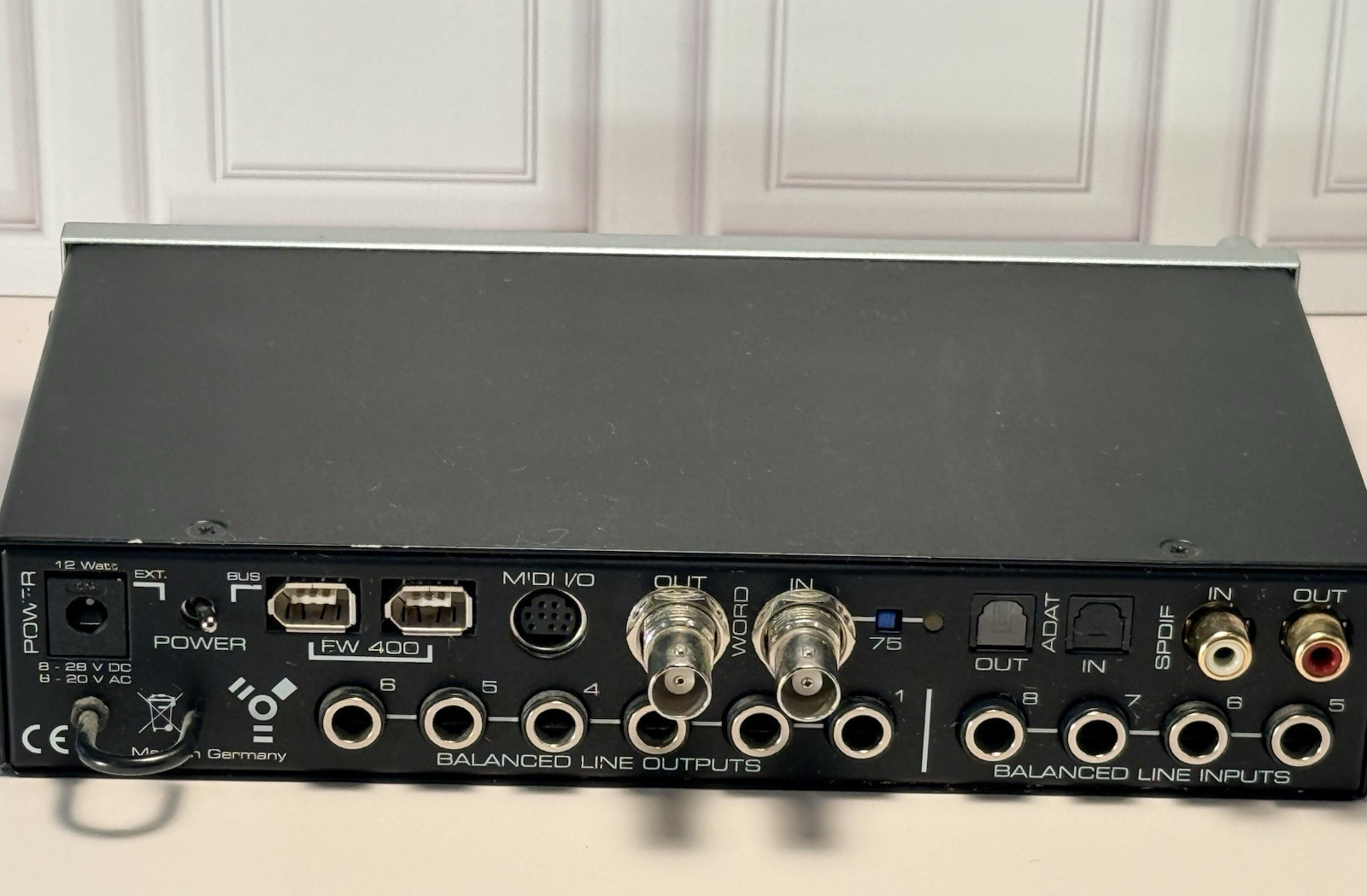 Fireface 400 FireWire Audio Interface, Phantom Power, MIDI, 2 Mic Inputs Germany