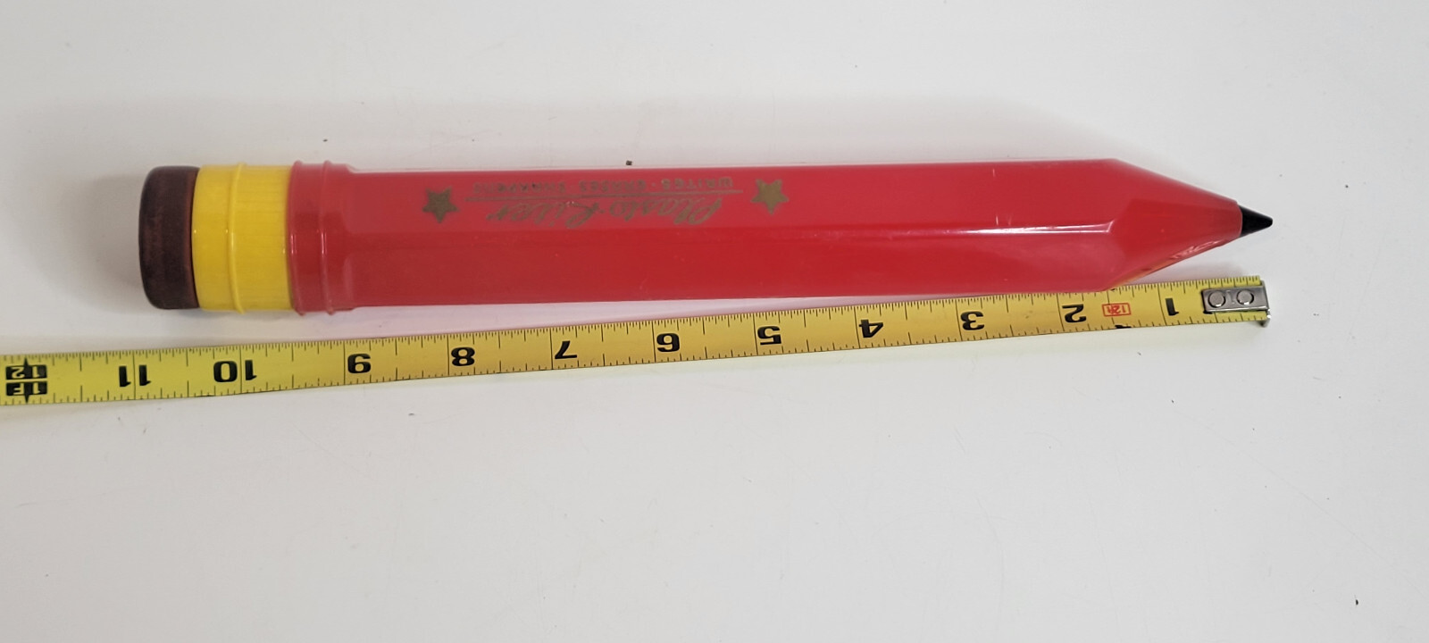 Vintage Plasto-Riter Plastic Pencil Eraser and Sharpener