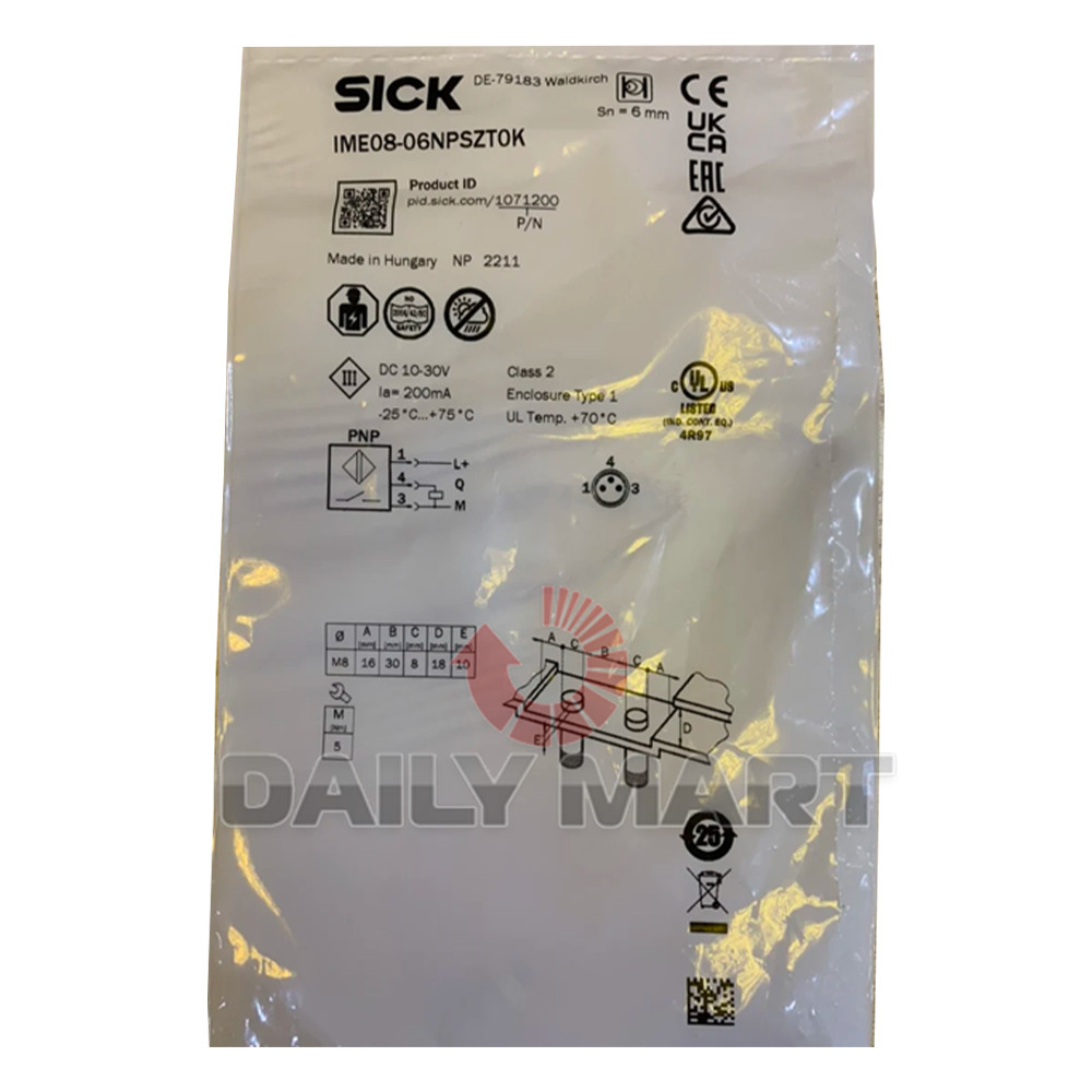 New In Box SICK IME08-06NPSZT0K Proximity Switch Sensor