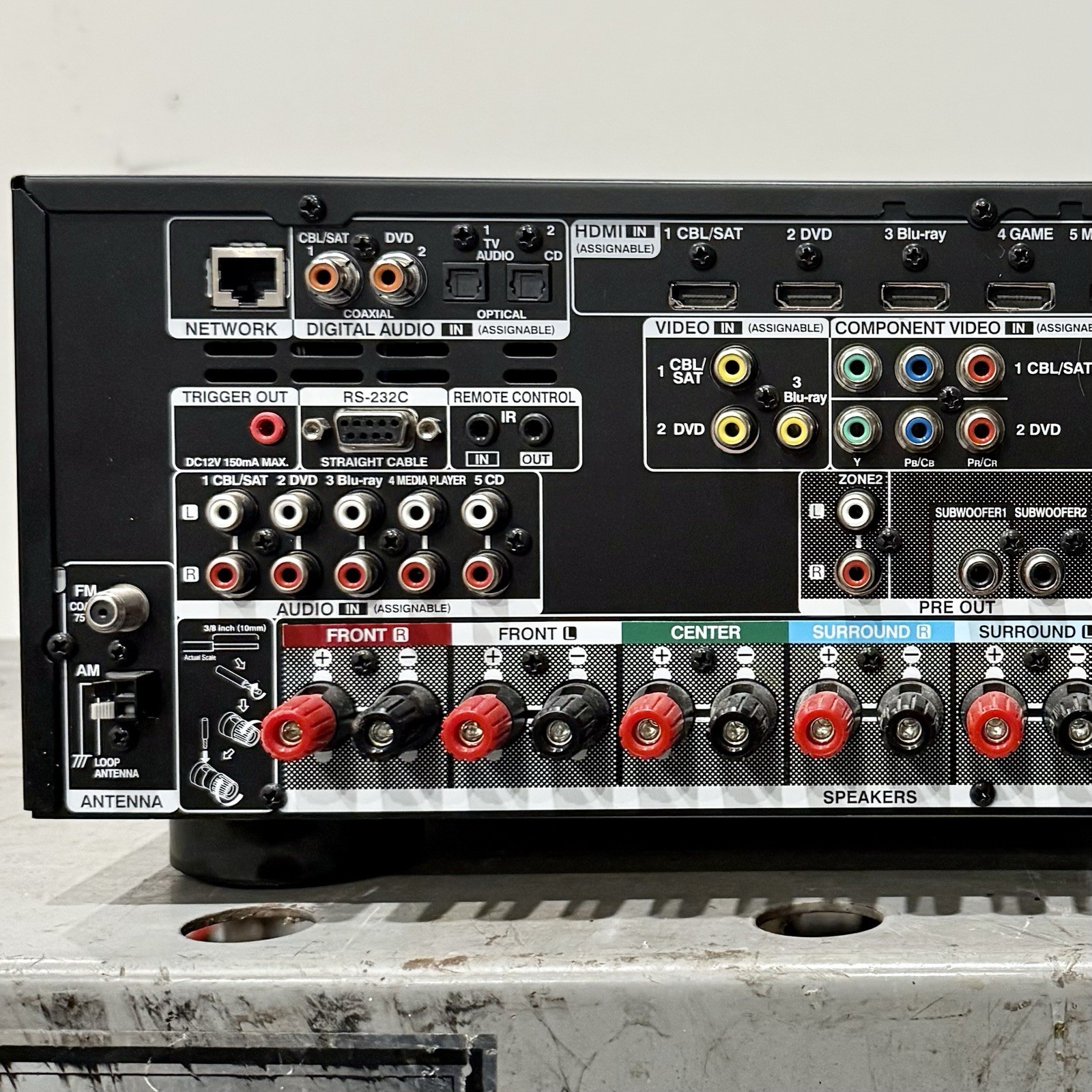 Denon AVR-X3000 7.1 CH 4K UHD Integrated Network A/V Receiver +Remote *BUNDLE!