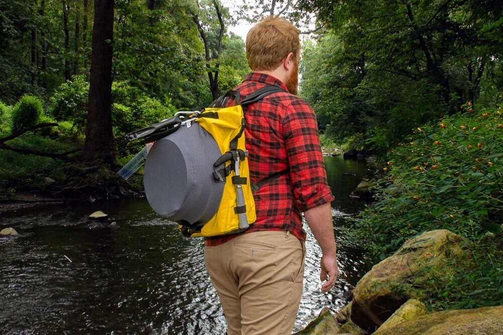 3Pc Set- Waterproof Gold Panning Backpack Kit,Includes-WaterProof Backpack,Sluic