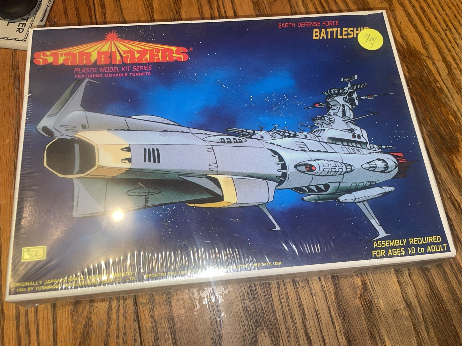 Vintage TCI Star Blazers Model Kit Earth Defense Force Battleship Sealed New