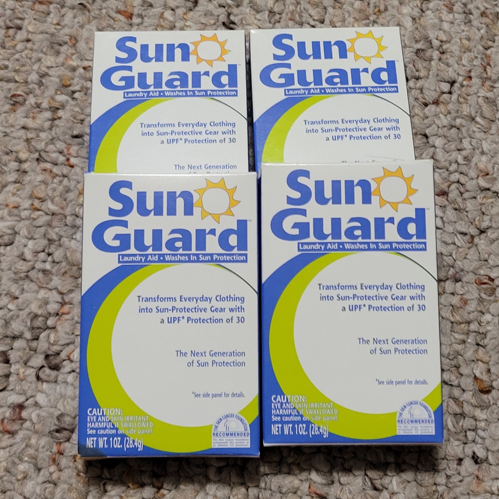 Rit Sun Guard UPF 30 Laundry Aid Treatment UV Protection 1 Oz Pkg., Lot Of 4