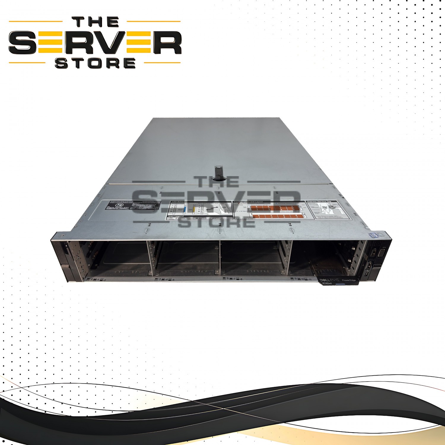 R740xd 12LFF/4SFF 2x Gold 6142 128GB H740p 6x 14TB HDD 4x Trays 10GbE