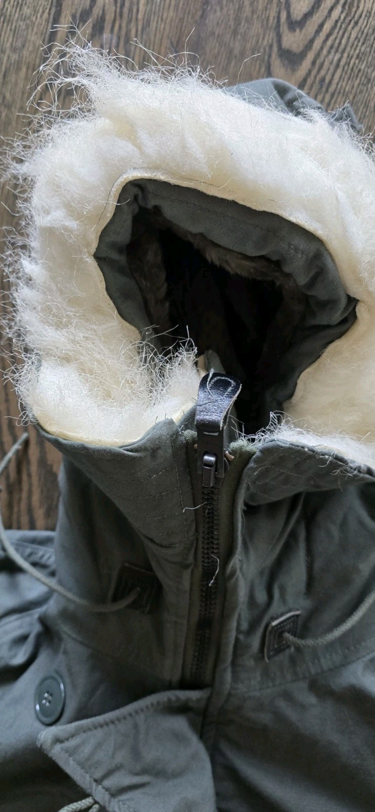 Extreme Cold Weather Type N-3B Parka USGI MEDIUM. NEVER WORN!