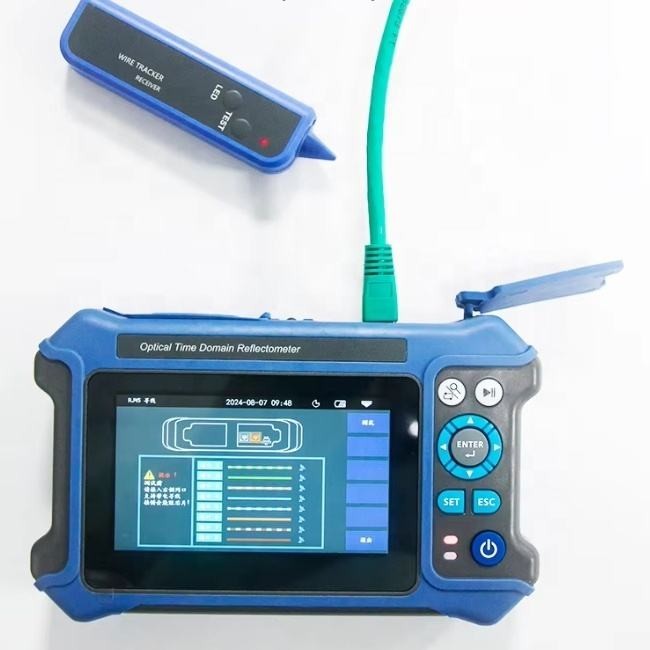 4.3Inch OTDR Smart Optical Fiber Tester 28/26dB 80km Long Range 1310/1550nm OTDR