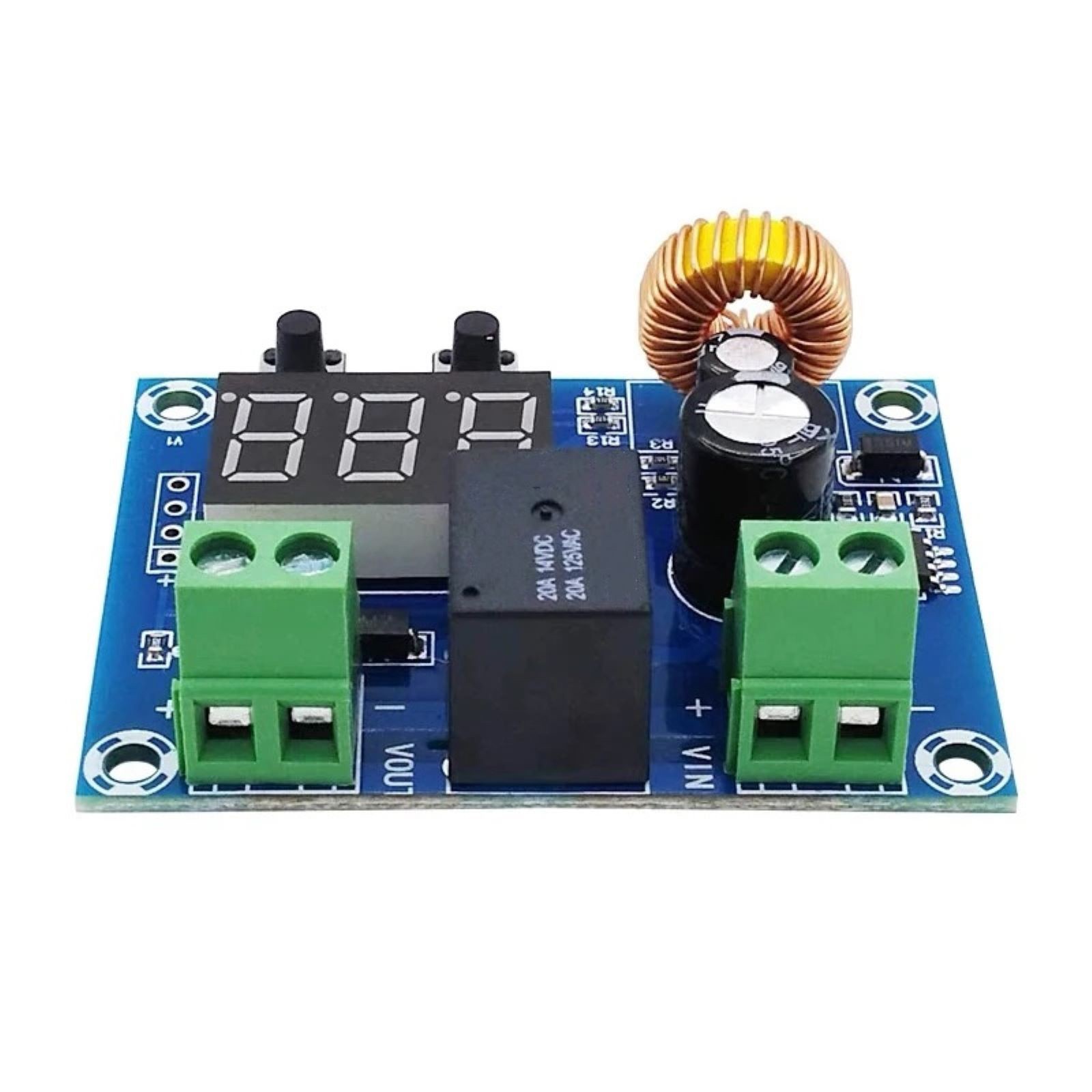 2* DC12V-36V Battery Low Voltage Cut Off On Switch Controller Protection Module