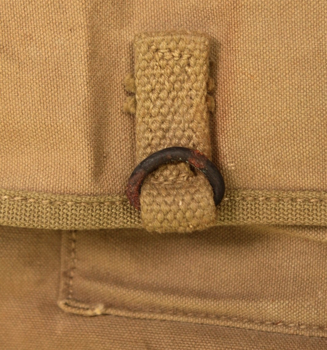 Vtg WWII US Army M1928 Canvas Haversack Backpack 1942 Dated WW2