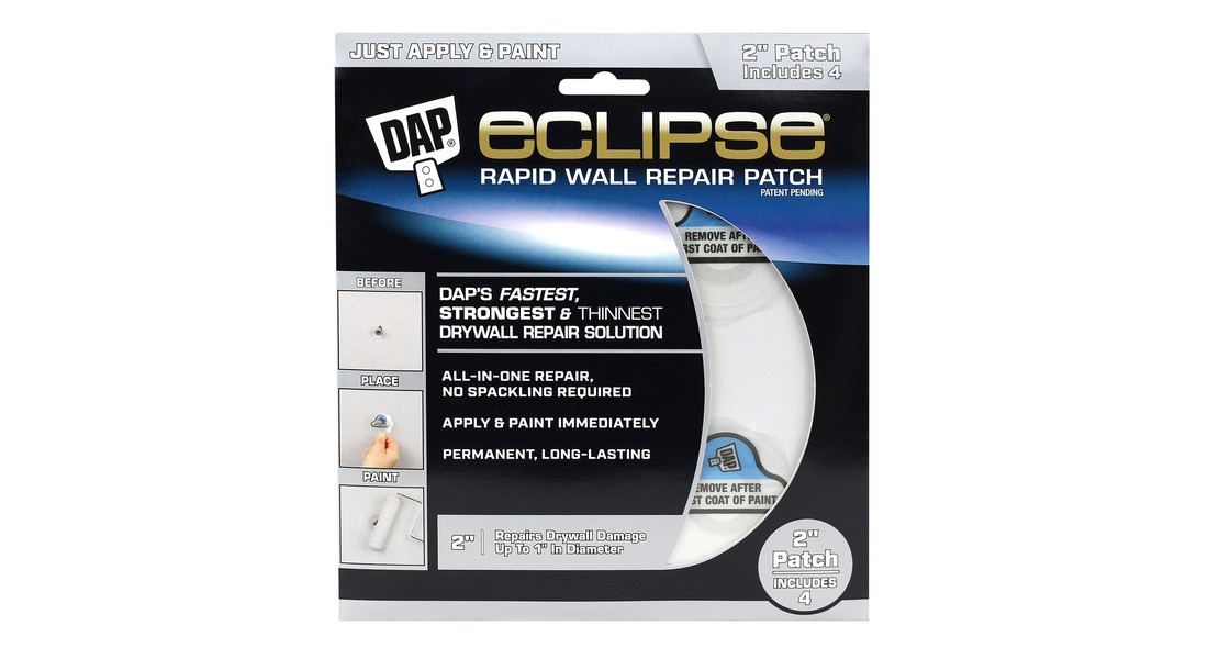 ECLIPSE 7079809161 Eclipse Rapid Wall Repair Patch 2" Clear