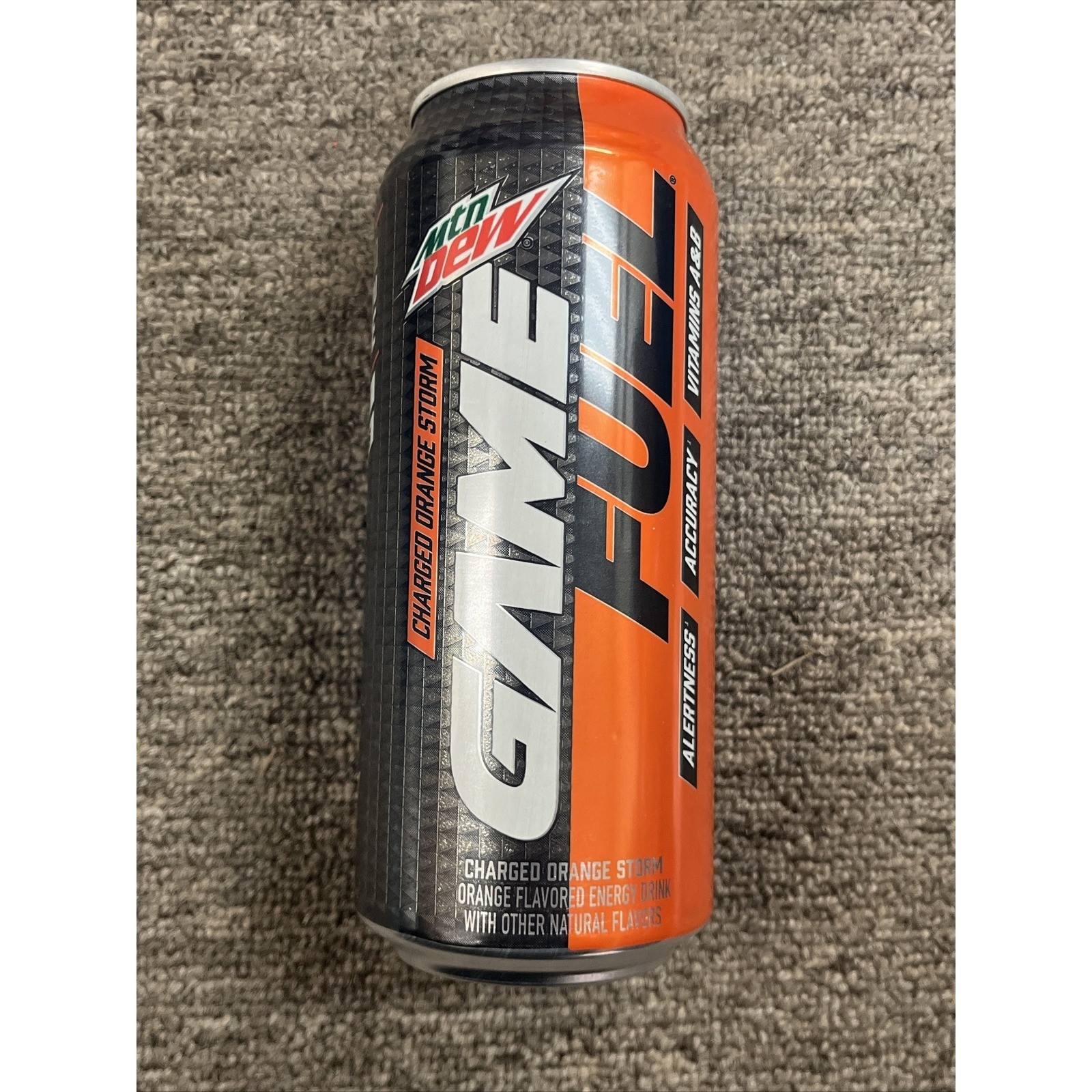 Mountain Dew AMP Game Fuel "Charged Orange Storm" FULL Brand NEW 16oz USA