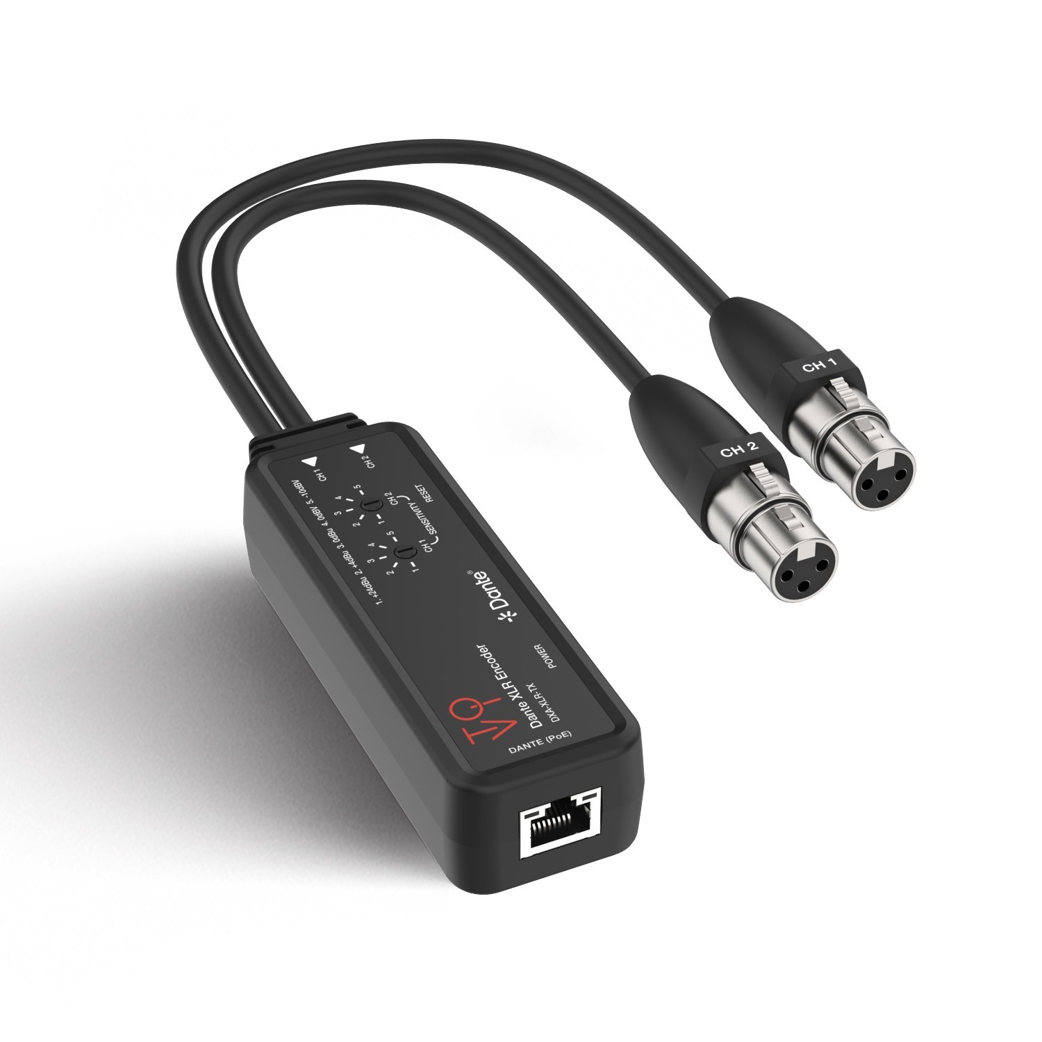 ToVi Dante® XLR Encoder (DXA-XLR-TX)