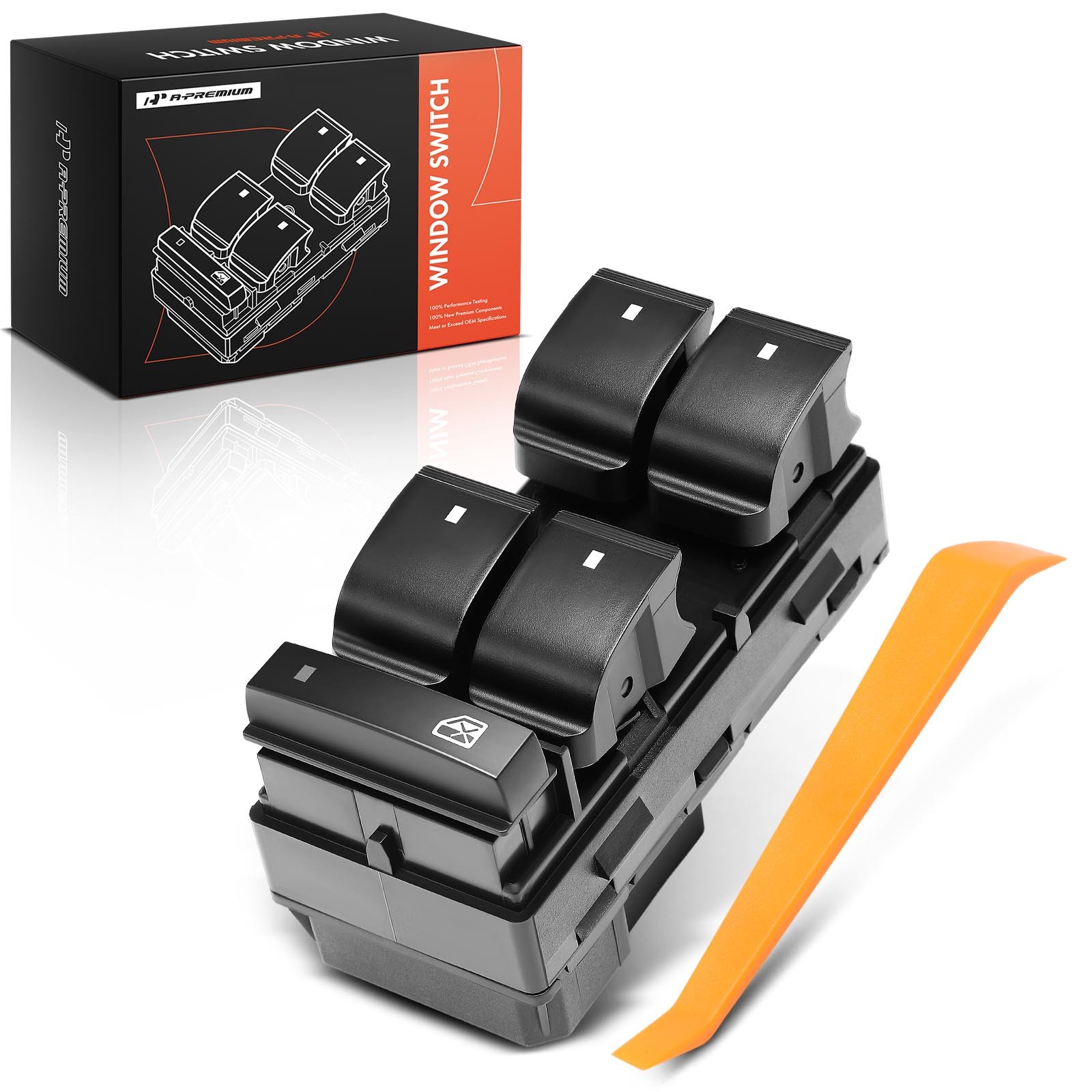A-Premium Left Power Master Window Switch for Chevy Silverado 1500 2007-2013 GMC