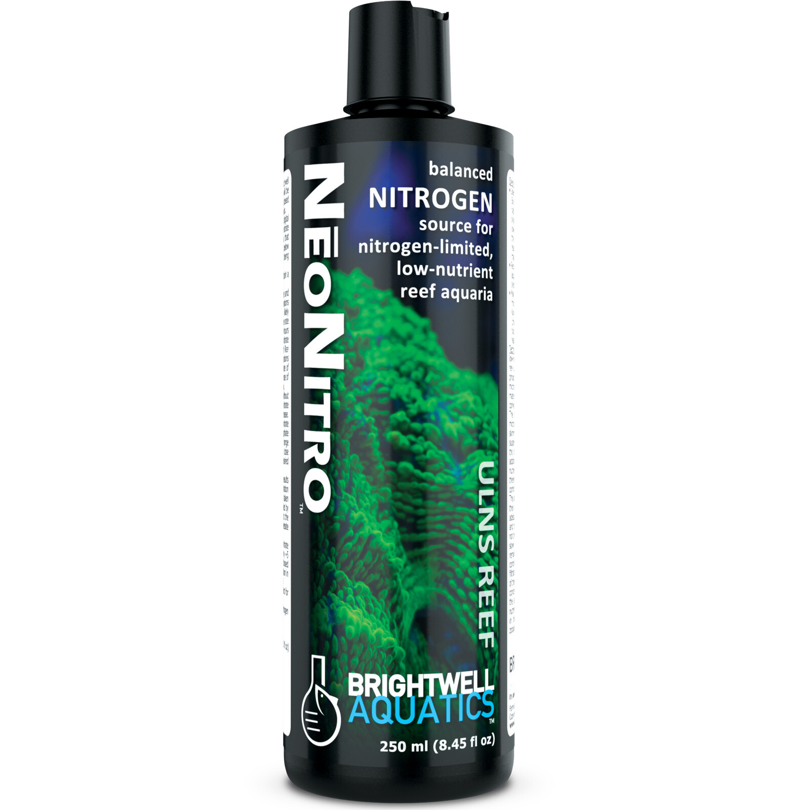 Brightwell Aquatics NeoNitro 250mL Balanced Nitrogen Source for reef Aquariums