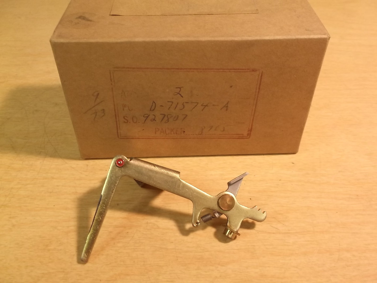 NEW NOS Switch 927807 SO. D-71574-A *FREE SHIPIPNG*