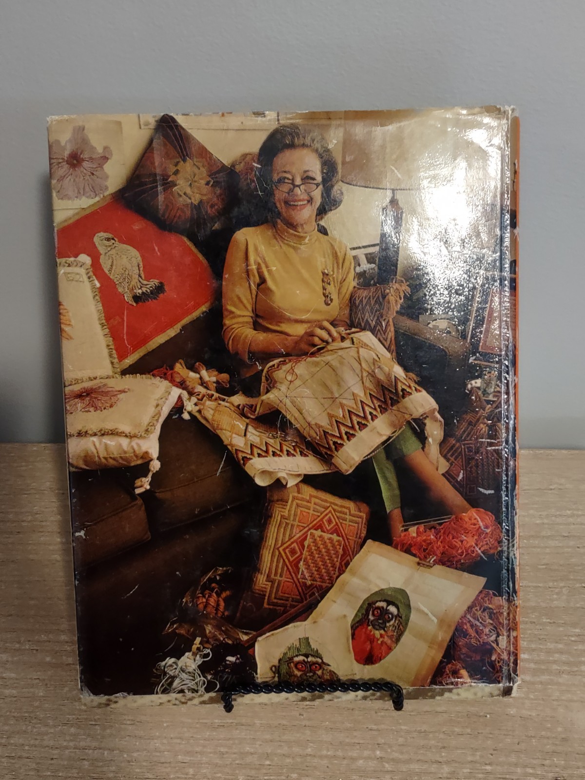 Sylvia Sidney Needlepoint Book vintage 1968 Illustrated Resource Guide