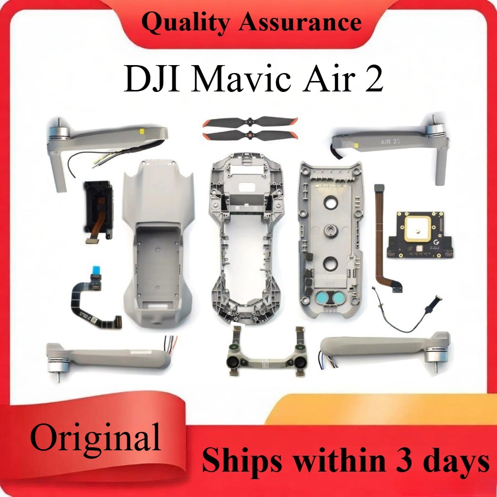 DJI Mavic Air 2 Drone Full Repair Kit Replacement Body Shell Arms Gimbal Parts