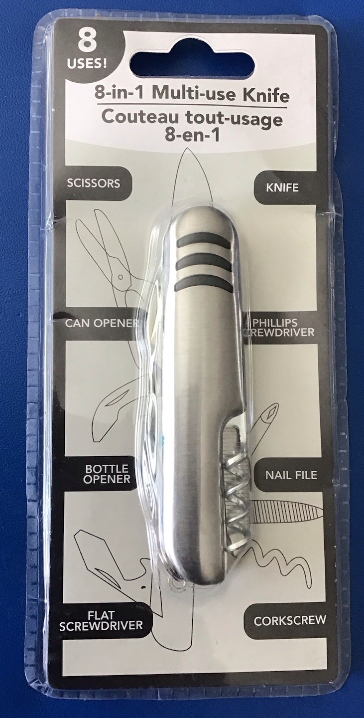 Multi-use Knife 8 In 1 New In Package