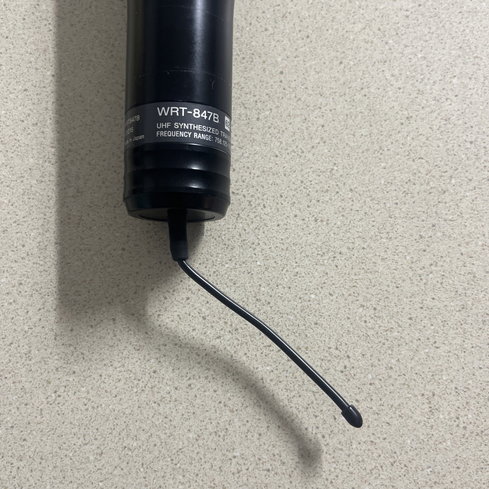 SONY WRT-847B 62-65 SYNTHESIZED TRANSMITTER MICROPHONE UNIT TESTED