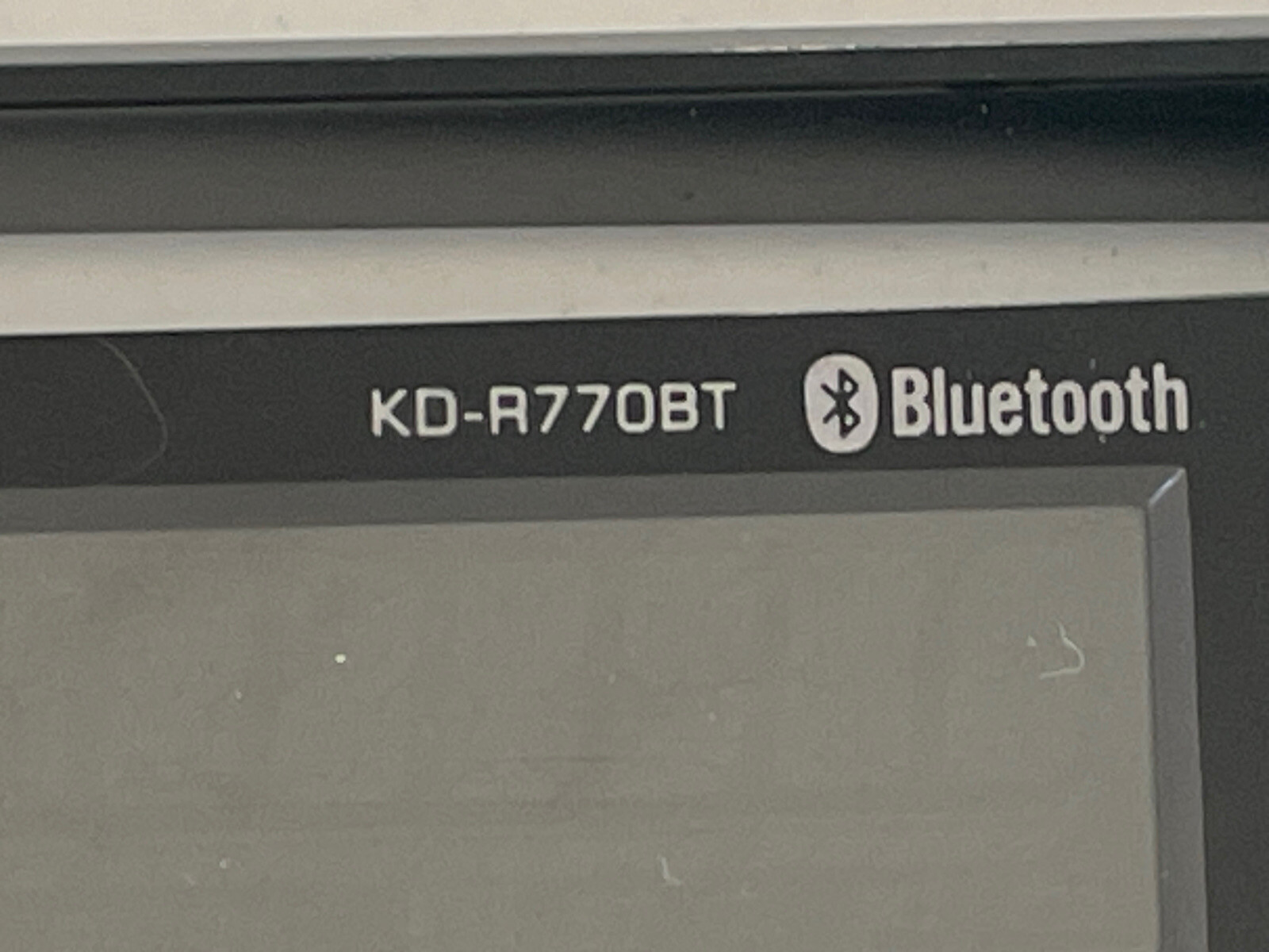 JVC KD-R770BT CAR STEREO ONLY ONLY JVC KD-R770BT FACEPLATE ONLY OEM🟠