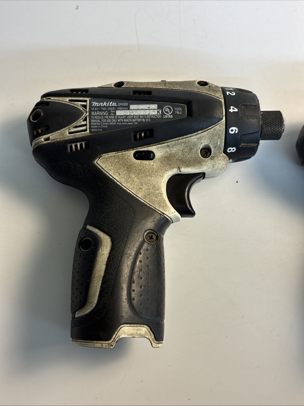 Makita DF030D 10.8V Cordless Drill Driver Pair Tested Working Tool Only