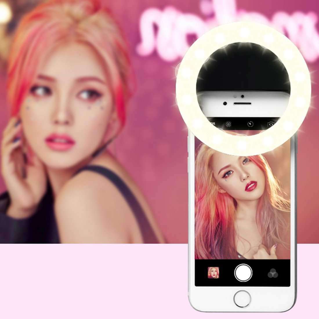 Anchor Beauty Artifact 3 Levels of Brightness Selfie Flash with 33 LED Lights