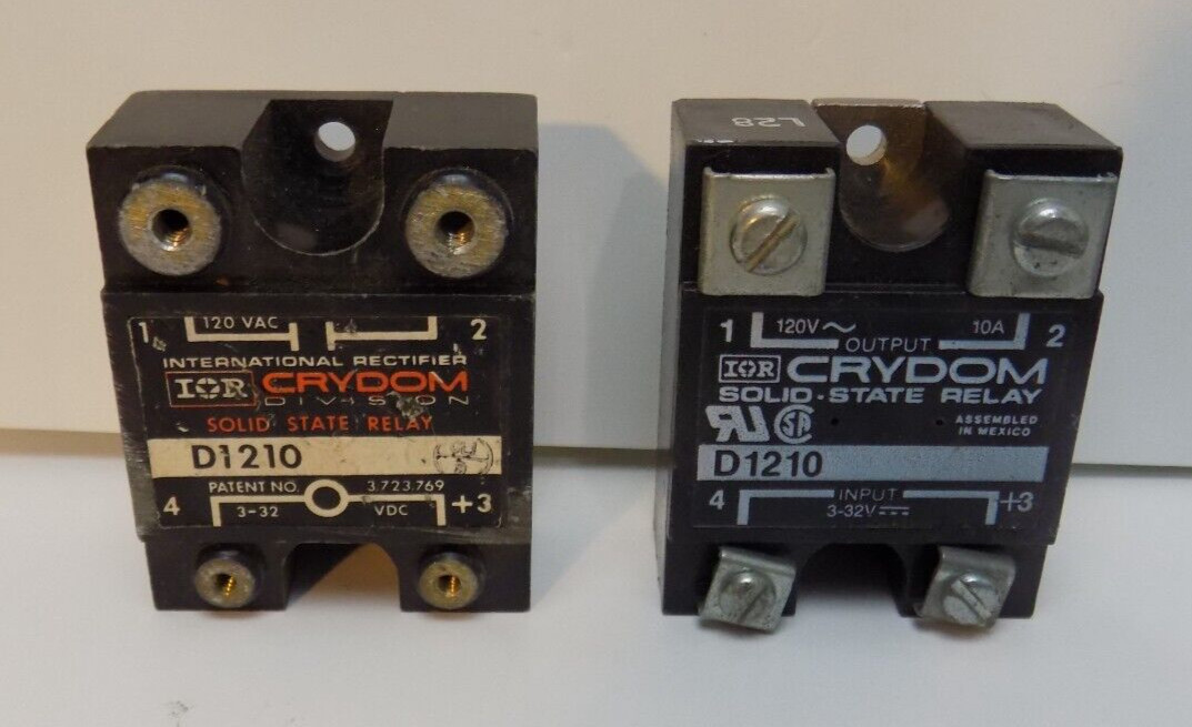 CRYDOM D1210 SOLID STATE RELAY - LOT OF TWO