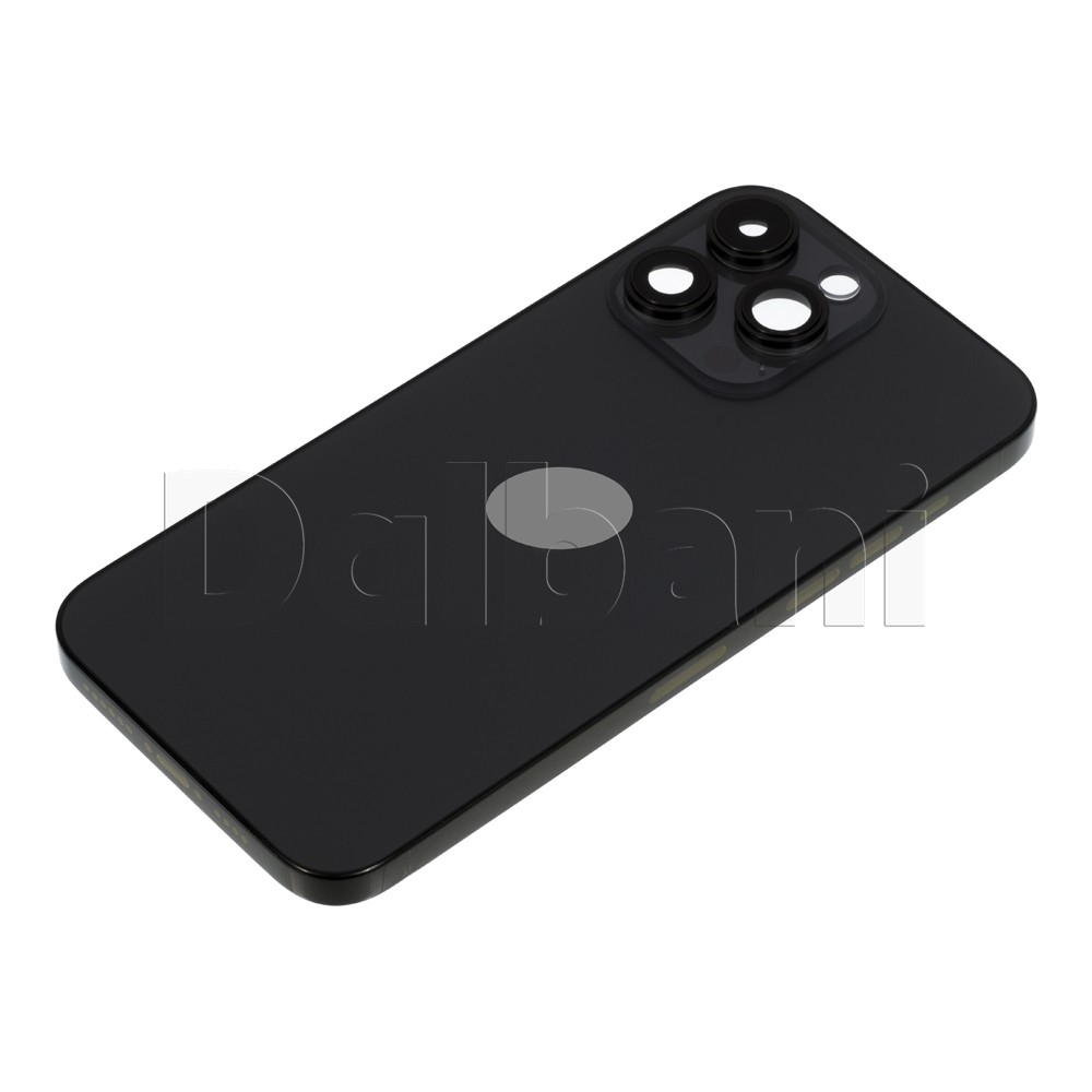 Black Replacement Back Glass Housing Frame For iPhone 14 Pro Max Battery Cover