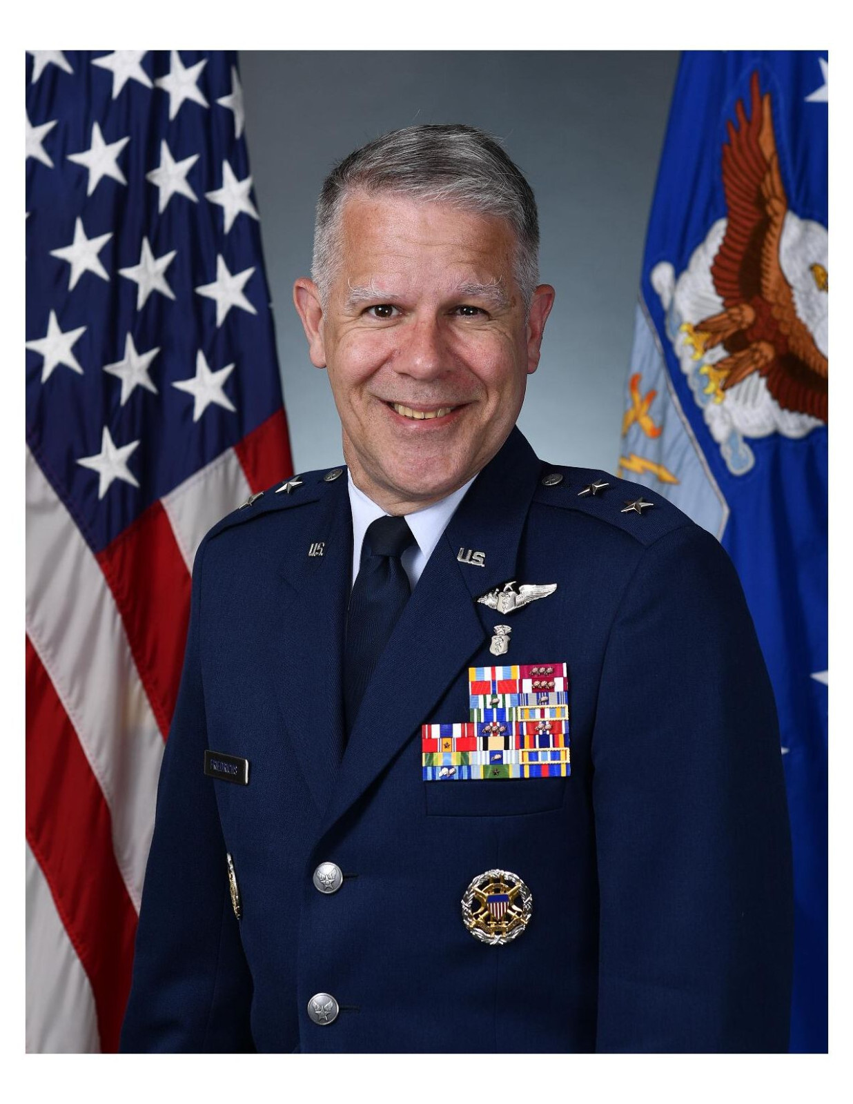 Unites States Air Force General Paul A. Friedrichs 8x10 Photo On 8.5" x 11"