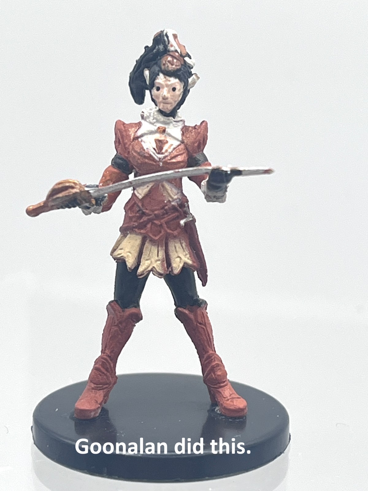 D&D Pathfinder Mini Lost Coast 24 Half-Elf Haughty Avenger UC