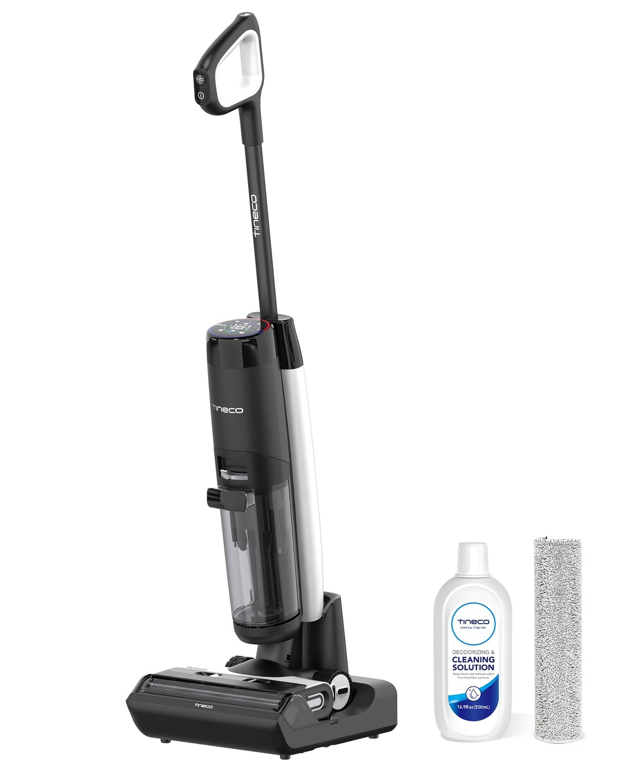 Cordless Wet Dry Vacuum Cleaner FLOOR ONE S7 FlashDry Black Tineco Smart Long