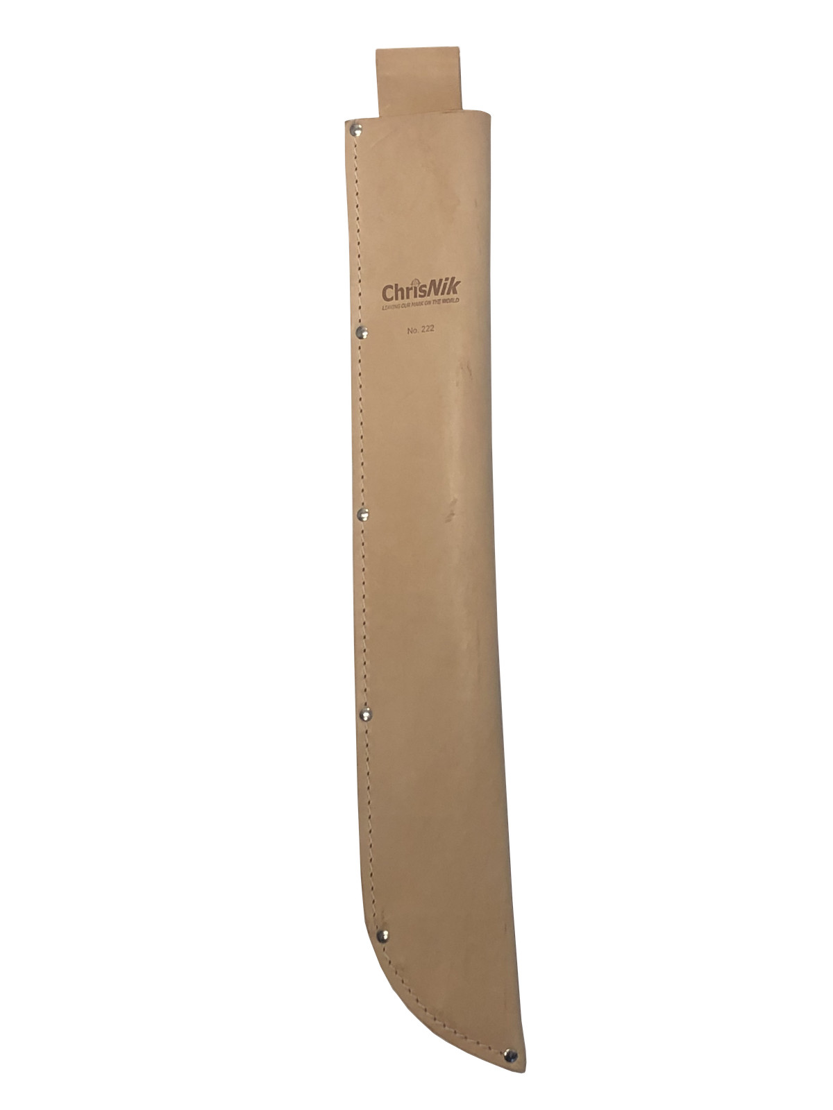 ChrisNik 22 inch Seymour Leather Sheath w/Belt Loop | 44MA22SHEATH