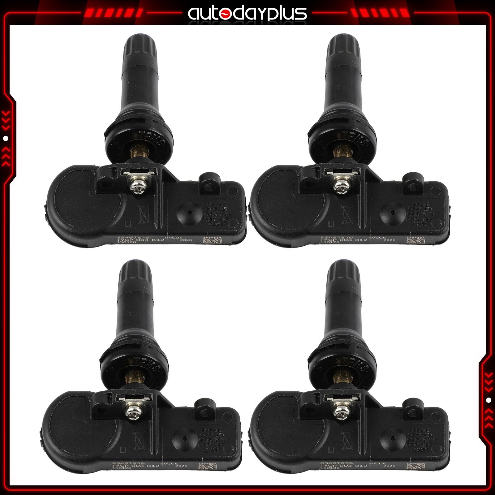 4Pcs Tire Pressure Monitoring Sensor TPMS 9L3Z1A189A for Lincoln Ford