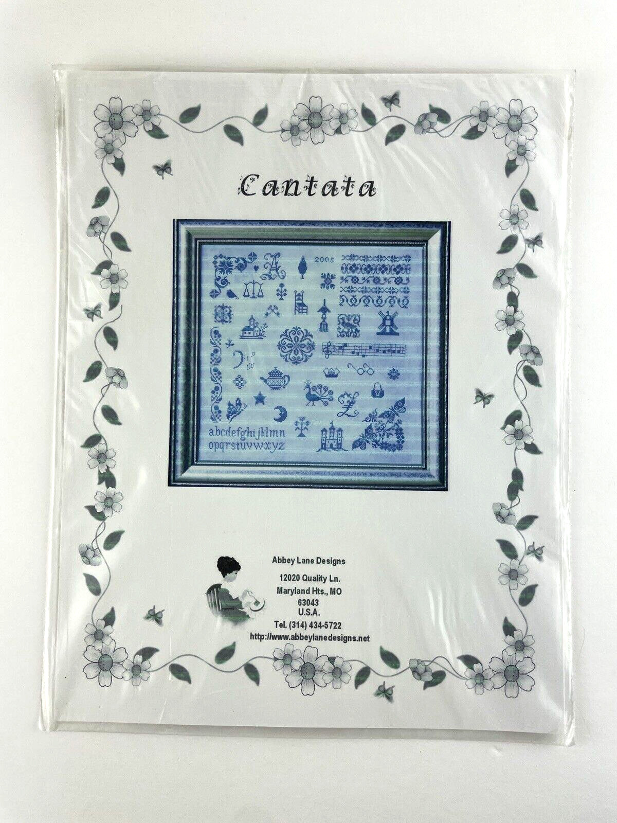 Abbey Lane Designs Needlework PATTERN  Cantata Sampler 2005