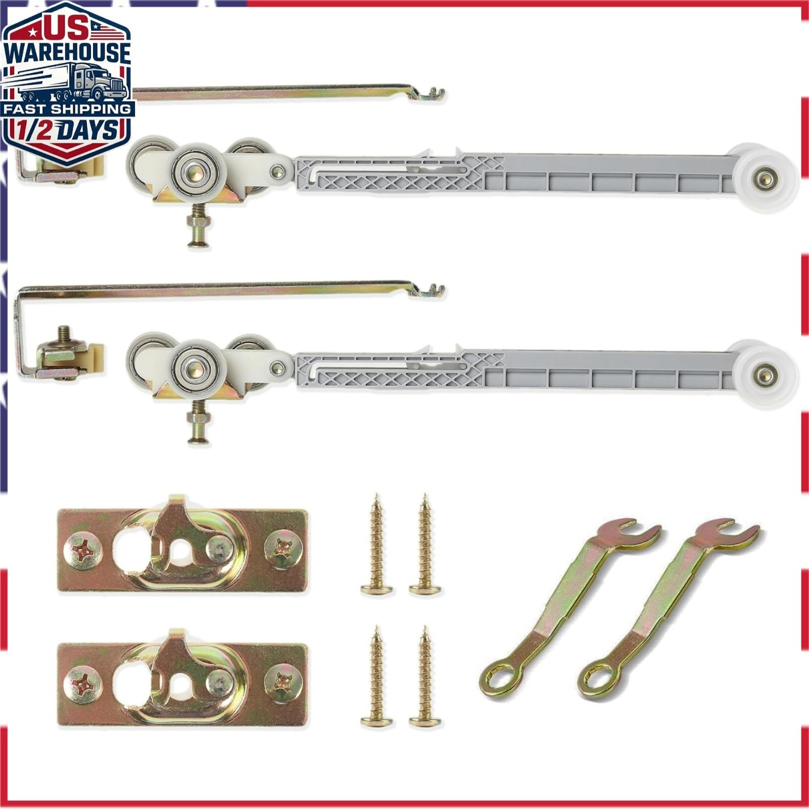 ReigaHood Pocket Door Soft Close Hanger Assemblies for Johnson Tracks