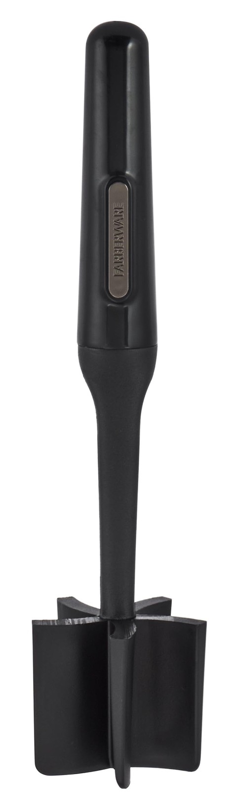 FARBERWARE Nylon Meat and Potato Masher – 5-Blade Ground 10-Inch, Black