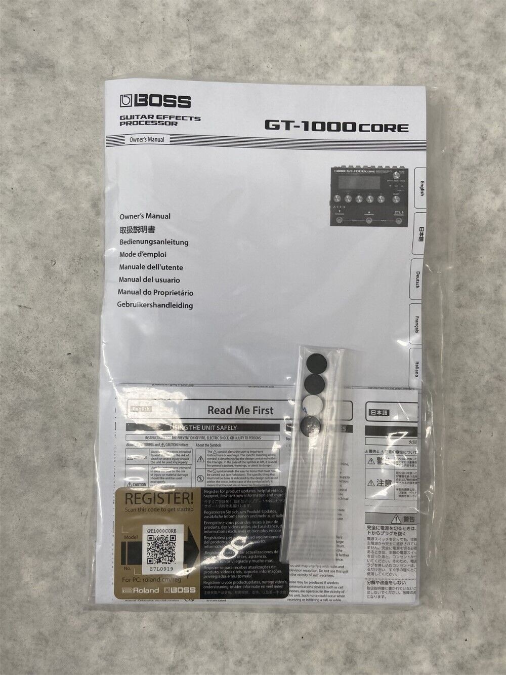 Boss GT-1000 Core Guitar Effects Signal Processor