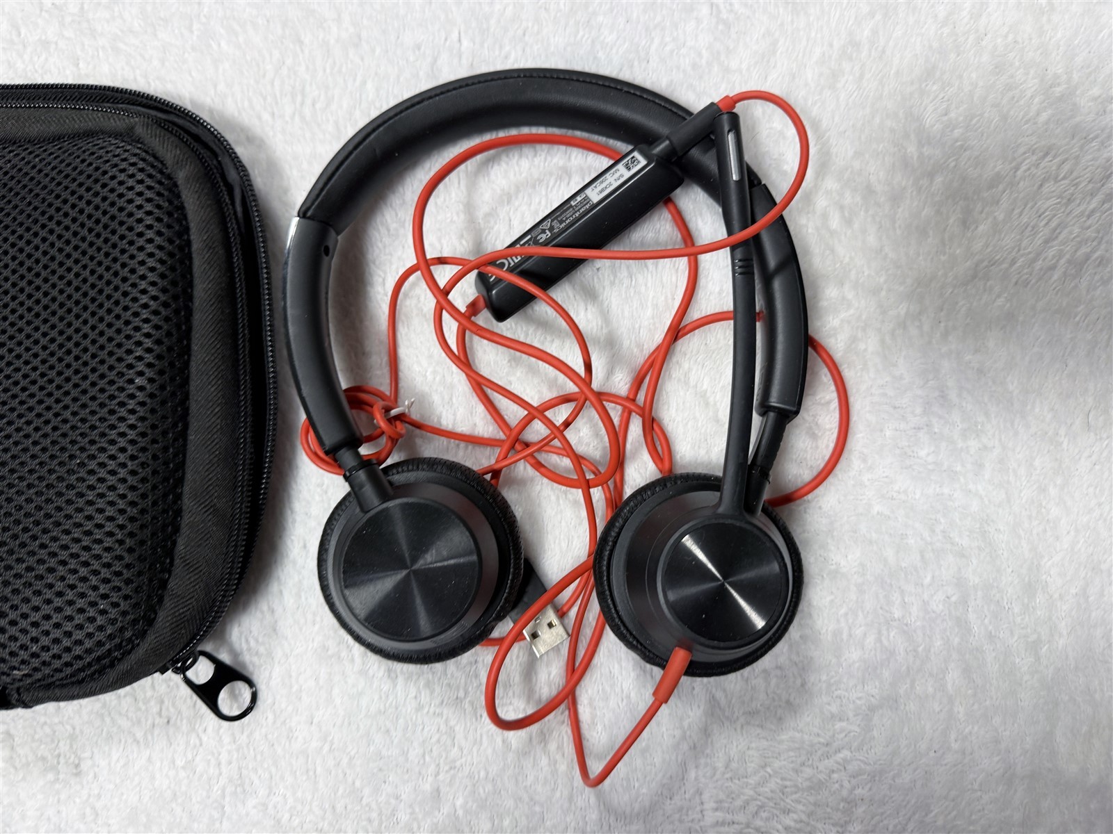 PLANTRONICS POLY BLACKWIRE USB STEREO HEADSET BW3300 + VOLUME CONTROL