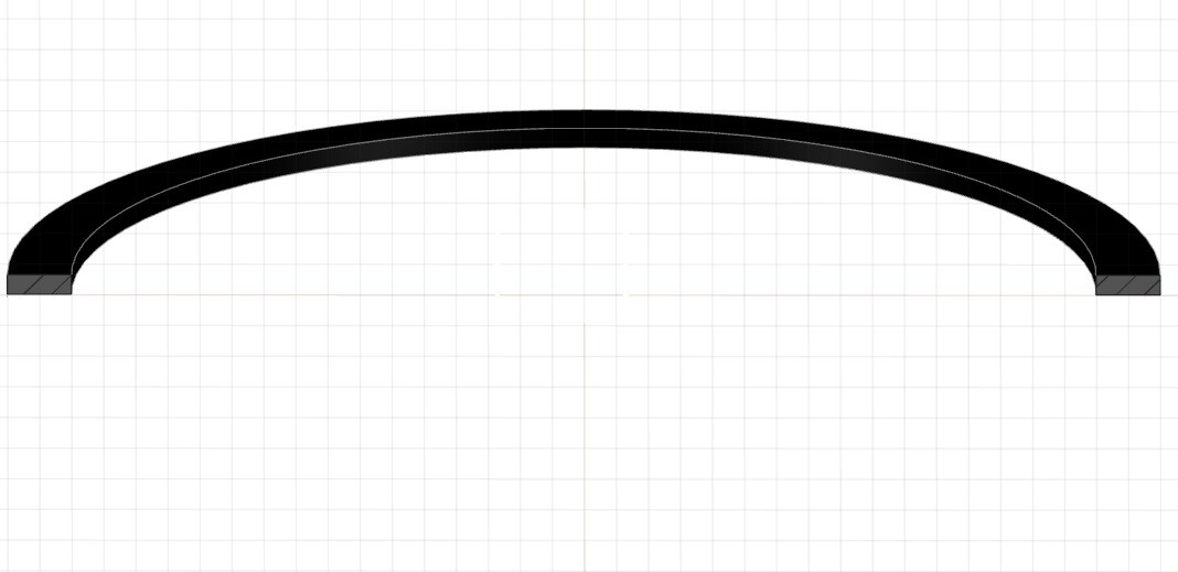 8-214/U - 1'' ID X 1-1/4'' OD X .040'' High Backup Ring