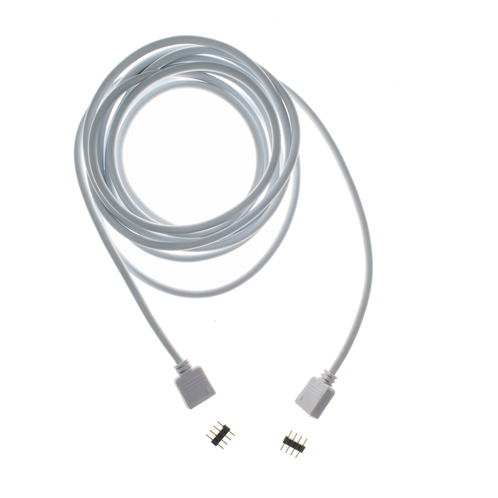 1M 2.5M 5M 4Pin Extension Connector Cable Cord For RGB LED Strip Light 5050 3528