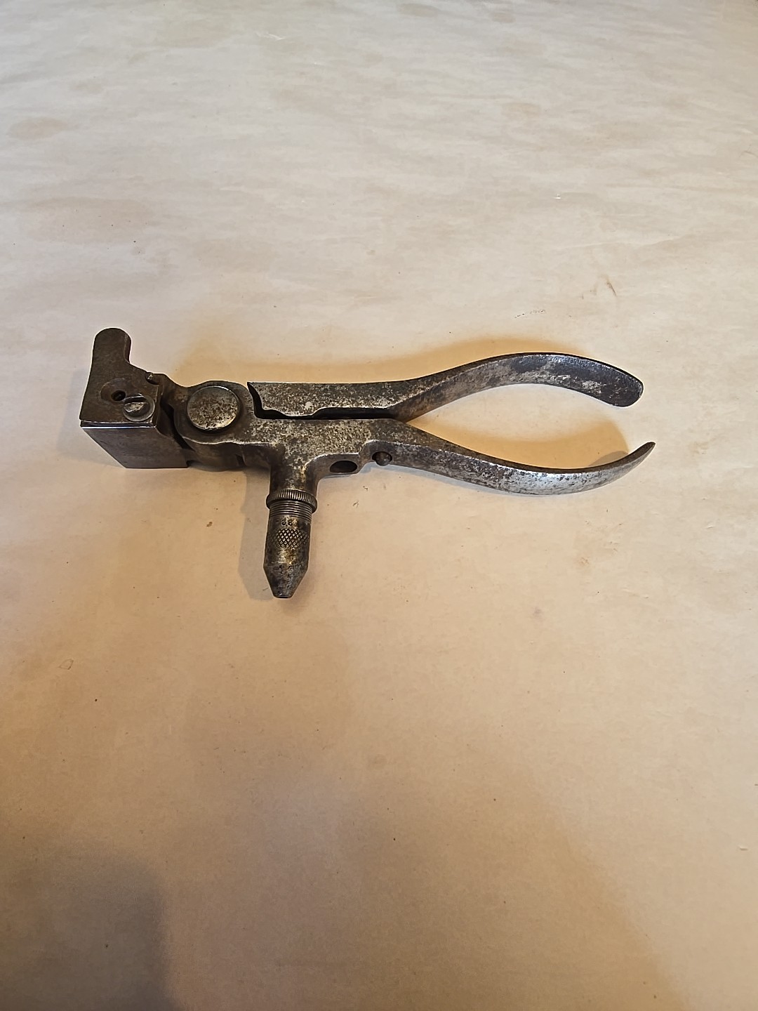 Vintage Ideal 32-35 Steel Reloading Tool Bullet Mold Combination Tool