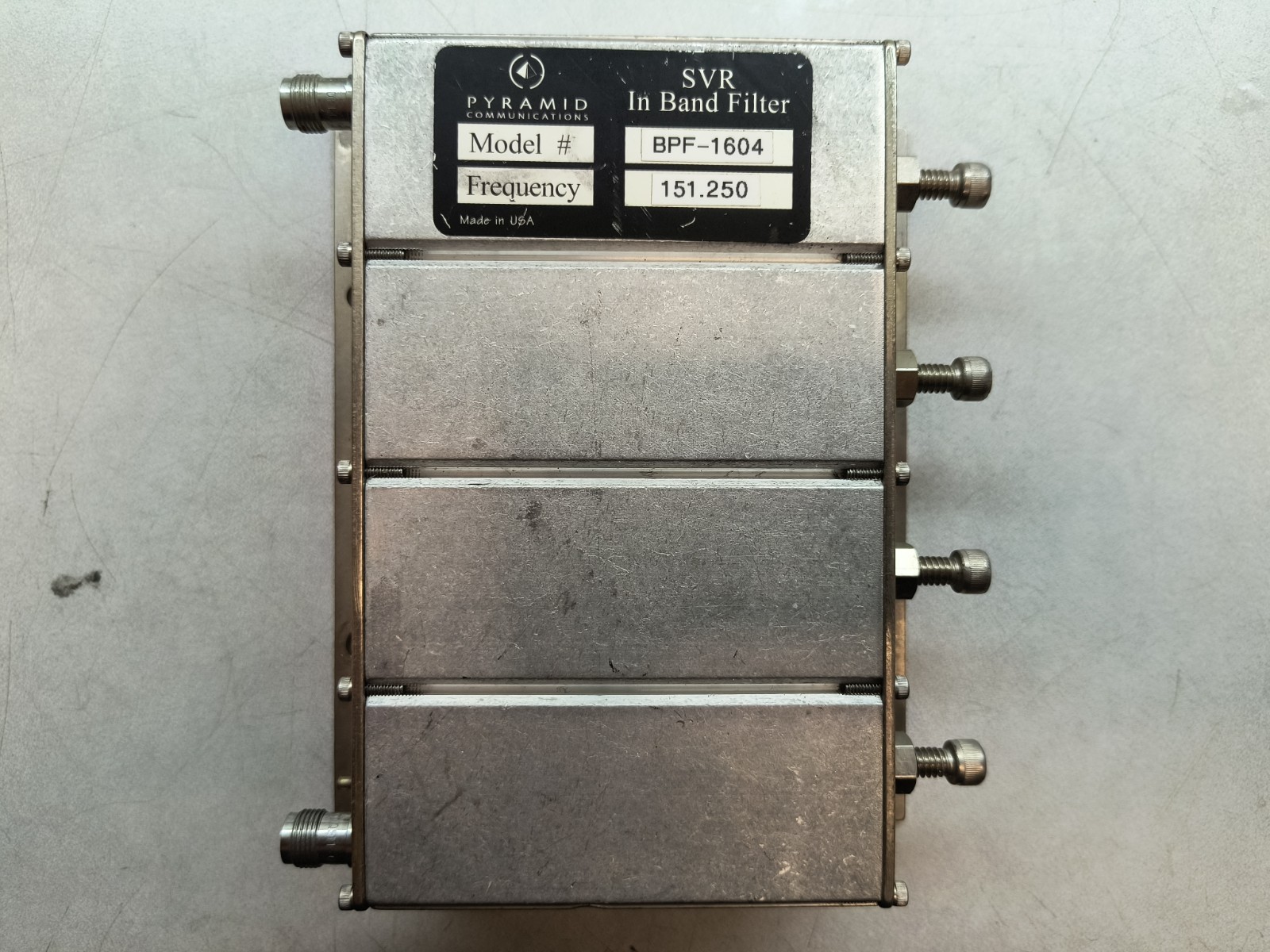 Pyramid Communications In-Band Filter BPF-1604 (VHF 150-174Mhz)