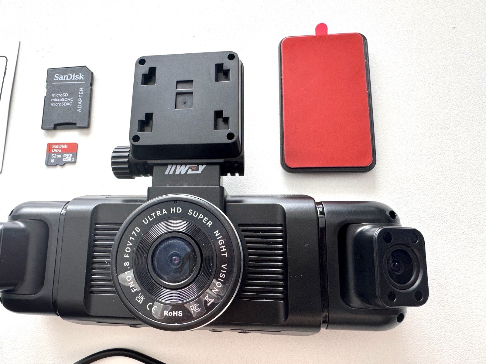 IIWEY N5 Multi-Channel Dash Cam – Front & Rear Cameras