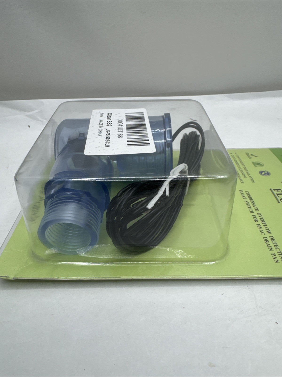 SS2 Condensate Float Switch Clear Overflow Safety Level Sensor for HVAC - NEW