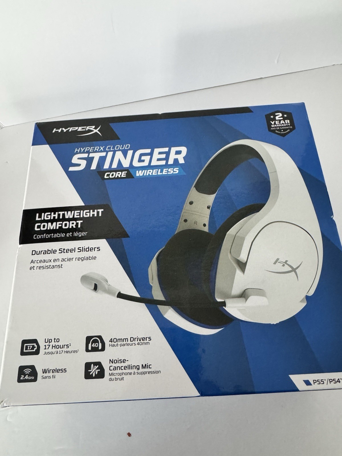 Hyper X Cloud Stinger Core Wireless Gaming Headset. PlayStation 4/5 And PC